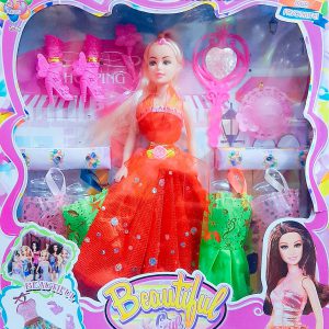 Barbie Doll With Clothes and Shoes Set Toy