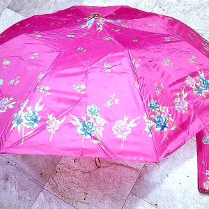 Pink Fordable Umbrella