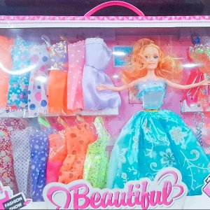 Barbie Doll Big Set With Dresses
