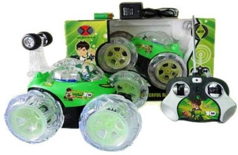 ben 10 rechargeable stunt car