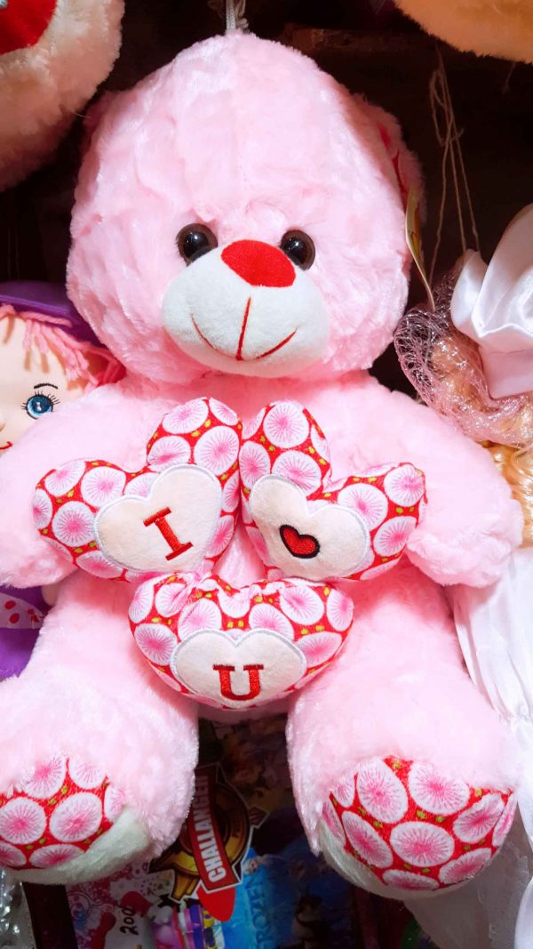 Pink I love You Teddy Bear
