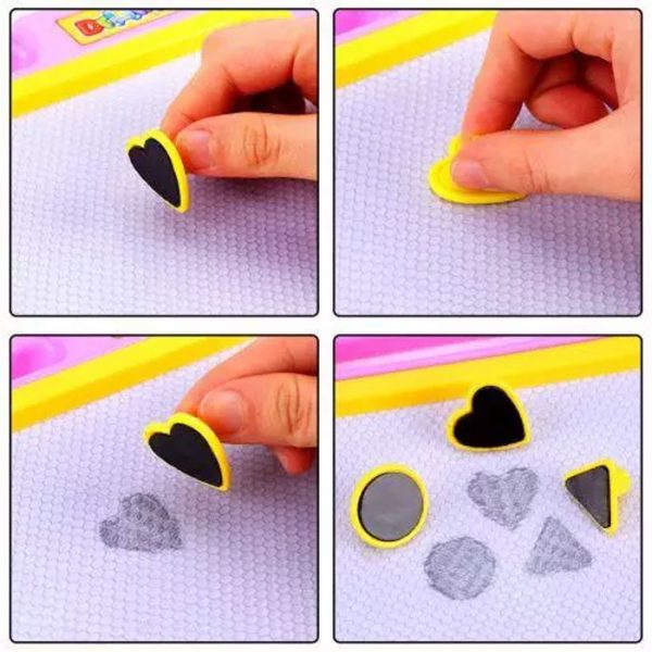 Writing And Drawing Board With Stamps And Pen Magic Slate for Kids