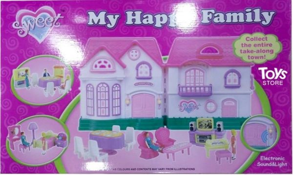 Happy doll house for girls