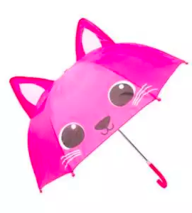 Pink Cat Umbrella For kids