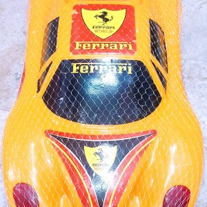 Big Yellow Ferrari Car