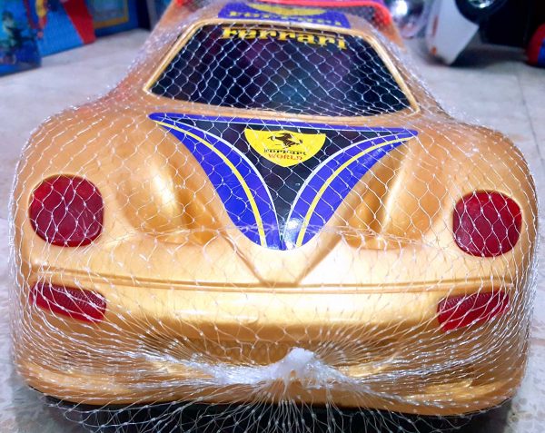 Big Golden Ferrari Car