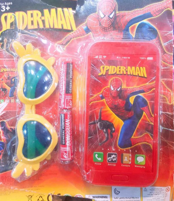 Spiderman Mobile And Glasses