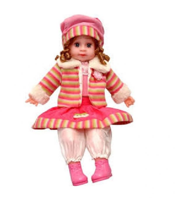 Yellow and Pink Doll With Music For Girl